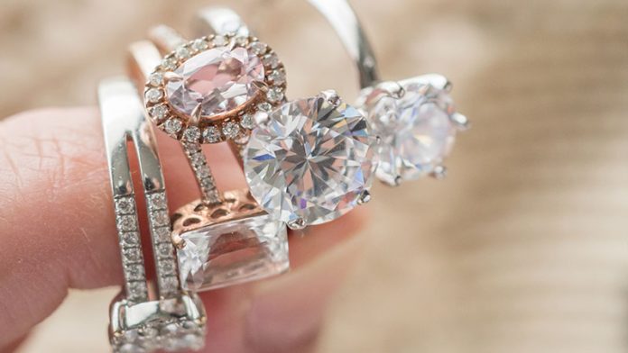 18k Rose Gold Custom Diamond Halo Lily Engagement Ring #103335 - Seattle  Bellevue | Joseph Jewelry